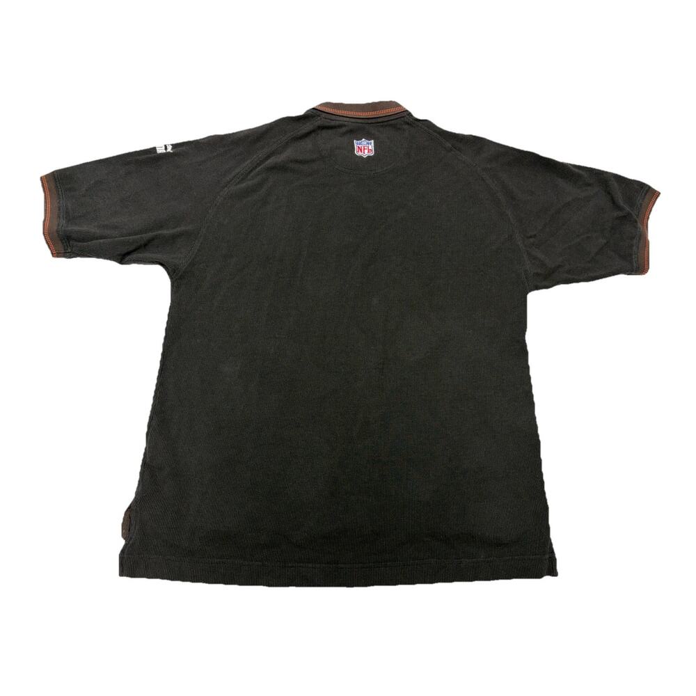 VTG 90’s Clevland Browns Men’s Puma Polo Shirt Size Large - Picture 7 of 8